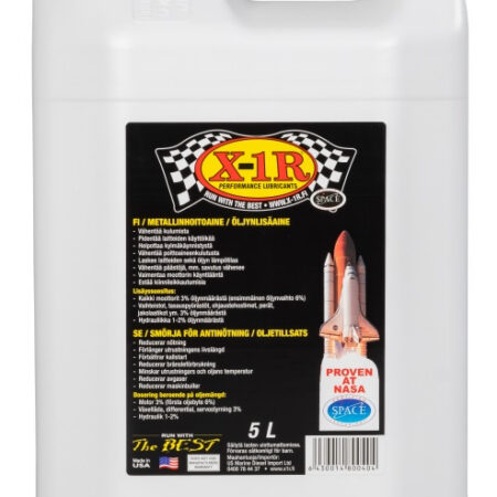 Kuvassa X-1R Metallinhoitoaine / Öljynlisäaine
