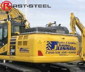 Lisävaloteline taakse / peräpuntin päälle Komatsu PC290LC