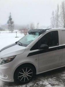 Kuvassa Aurinkolippa MB Vito/Viano 2004-/ 2014-/ 2019-