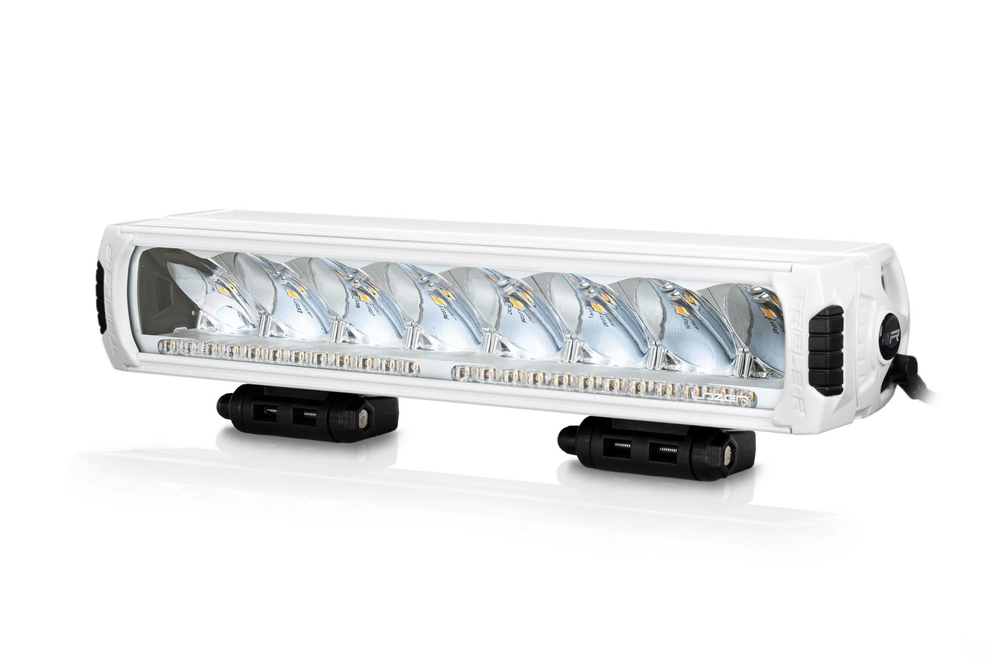 Kuvassa Lazer Triple-R 1000 GEN2 valkoinen Lisävalopaneeli, Majakkatoiminnolla