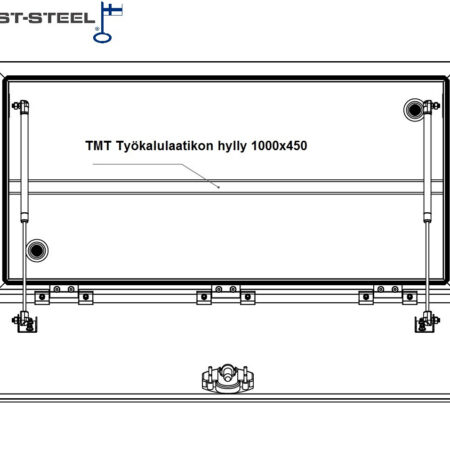 Työkalulaatikon hylly