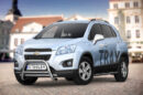 Kuvassa STEELER Lisävaloteline Chevrolet Trax 2013-