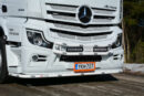 Kuvassa Lisävaloteline maskiin MB Actros 2.3m/ 2.5m