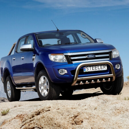 Kuvassa Lisävaloteline Koristeputkilla, Ford Ranger 2012- 2018