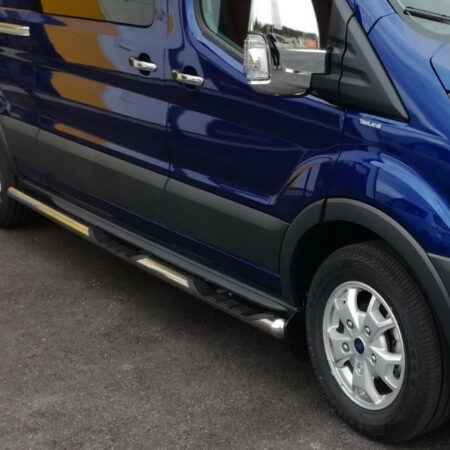 Kuvassa Kylkiputket Ford Transit av 3750mm 2014-/ 2019-, LWB