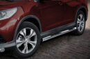 Kuvassa STEELER Kylkiputket askelmilla Honda CRV 2012-