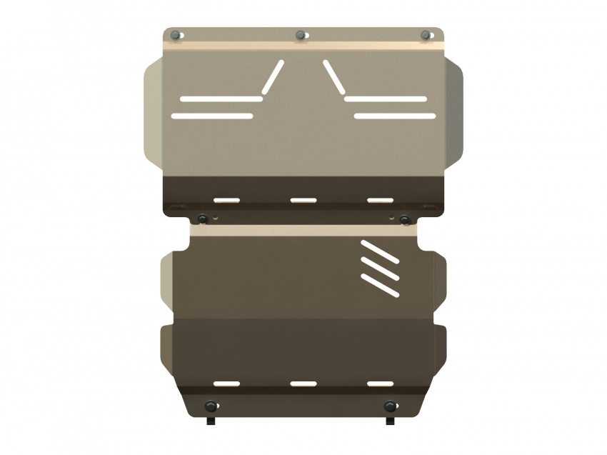 Kuvassa Pohjapanssari Mitsubishi L200 2006-2009, Alumiini