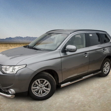 STEELER Kylkiputket askelmilla Mitsubishi Outlander 2012-