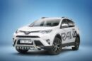 Kuvassa STEELER Lisävaloteline Toyota Rav4 2016-
