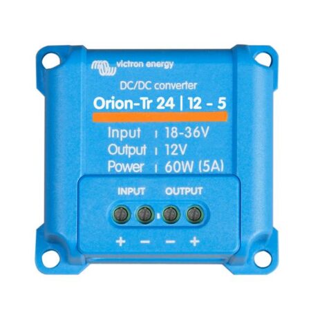 Kuvassa Jännitteen alennin 24V->12V