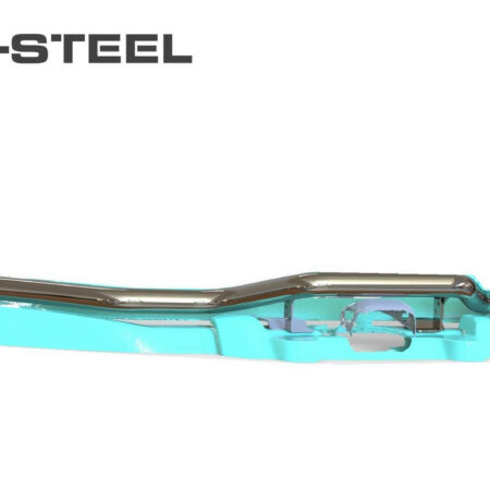 Kuvassa Valoteline taakse / peräpuntin päälle Kobelco SK 140SRLC-5, lisäpainoilla