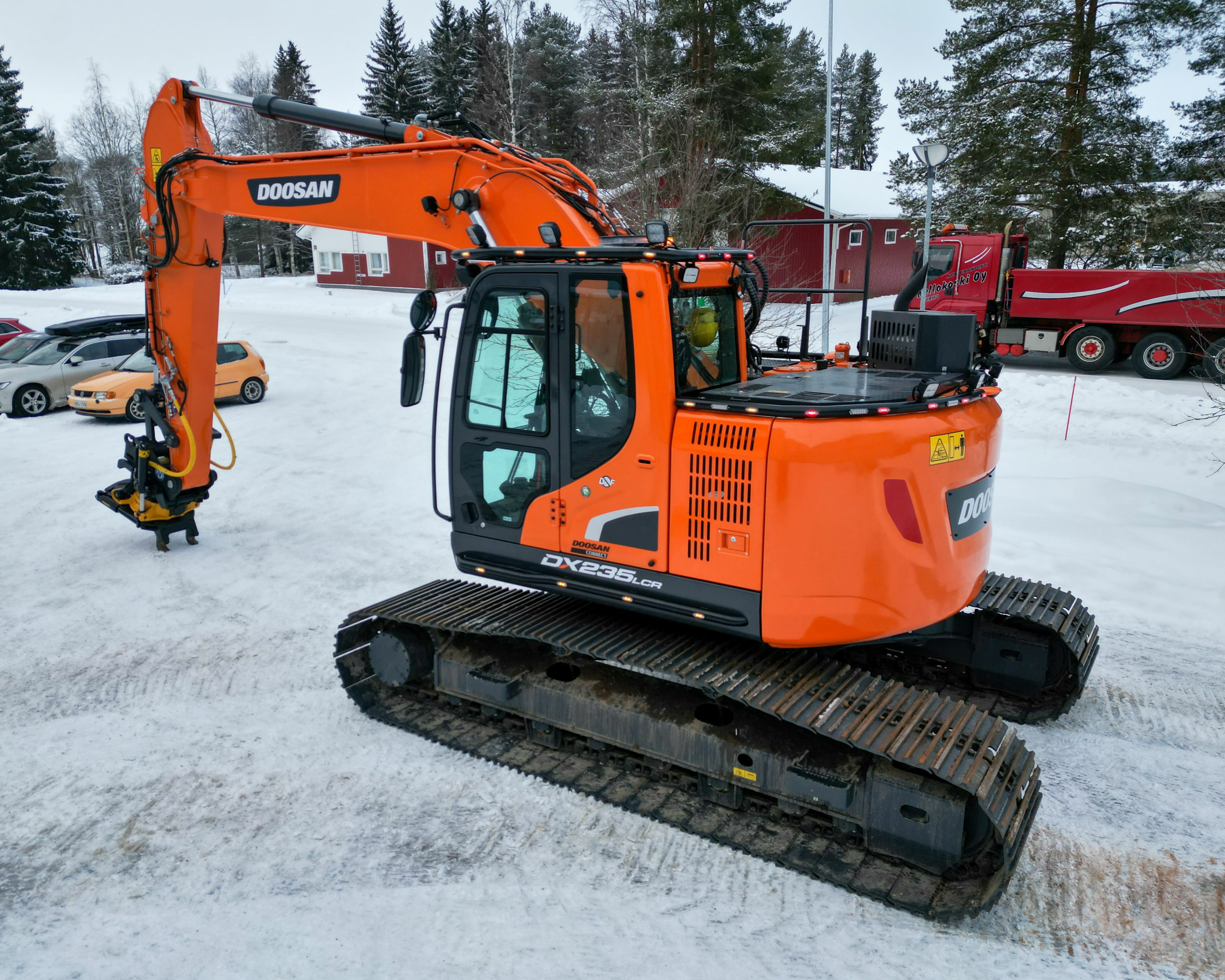 Lisävaloteline taakse/ peräpuntin päälle Doosan DX238LCR-5 - Image 2