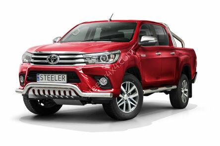 Kuvassa Etupuskurin suojaraudat Toyota Hilux 2015-2018