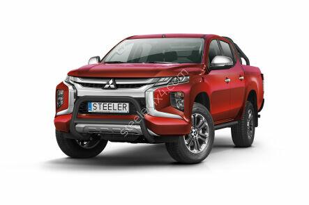 Lisävalotelineet Mitsubishi L200 2019-, Musta