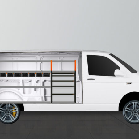 Kuvassa Work System V-ProPlus Kalustesarja VW Transporter L2H1