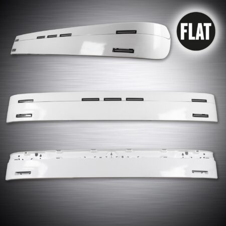 Truckstyle Sweden aurinkolipan alaosa FLAT, Scania NG 2017- - 2 äärivalopaikkaa, Maalaamaton