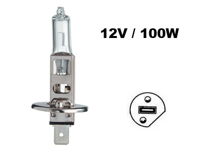 Polttimo Halogen H1, 12v/100w