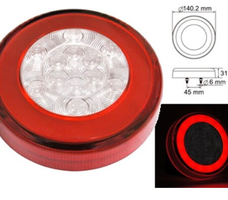 Takavalo / Jarruvalo / Vilkku - 12-24V (E-hyväksytty)