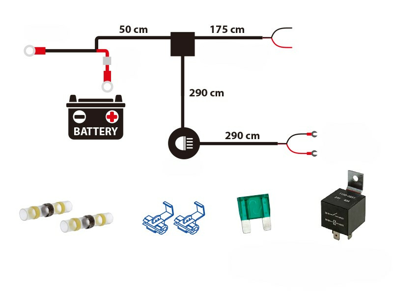 Optibeam Relejohtosarja, 12/24V