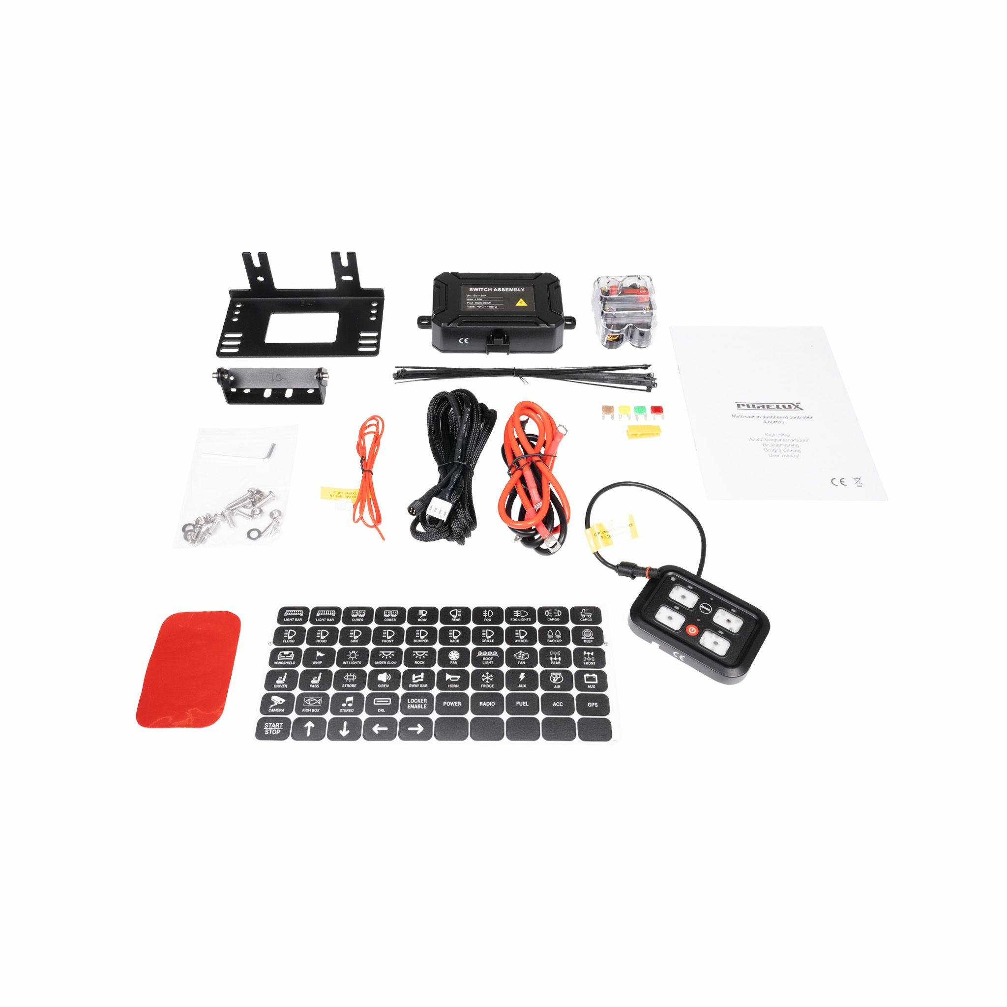 Purelux Multi-switch Kytkinpaneeli (4-painiketta) - Image 3