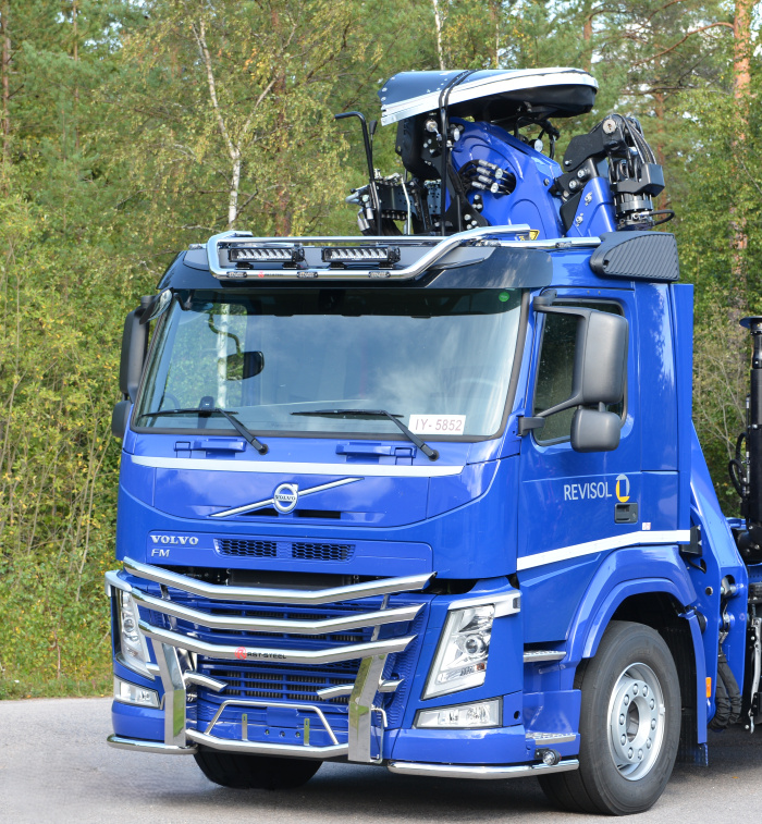 Lisävaloteline katolle Volvo FMX/FH3/FM4, normaali ohjaamo