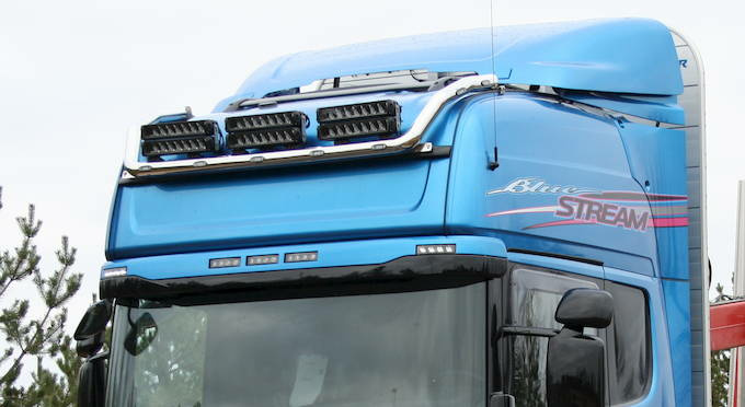 Lisävaloteline katolle Scania Topline 2005-2016