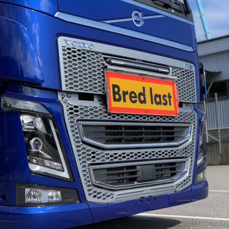 Taitettava Bredlast varoituskyltti (valaistuksella)