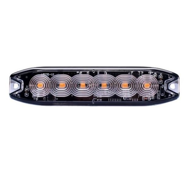 REVON LED-Tasovilkku Slim 6xLED, Keltainen