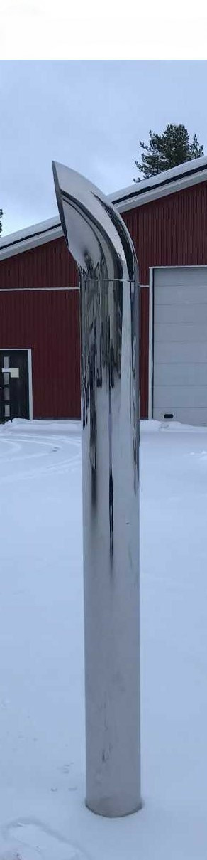 Pakoputken jatko ø129x1740mm