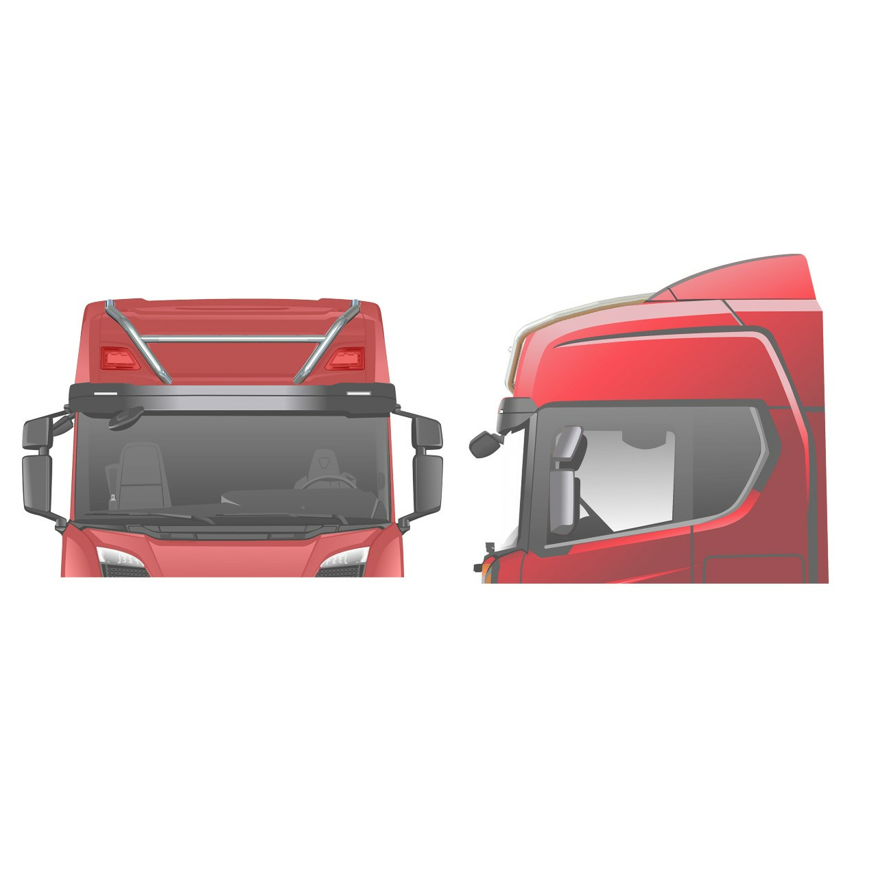 Valoteline katolle lyh jatkoilla (20H), Scania NG 17- Highline hytti - Image 3