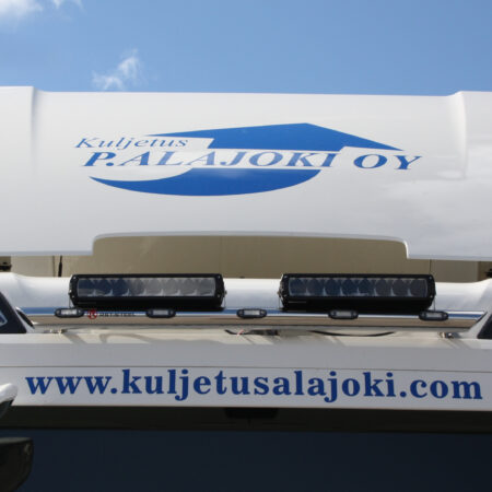 Lisävaloteline lipan päälle Scania NextGen 2017-