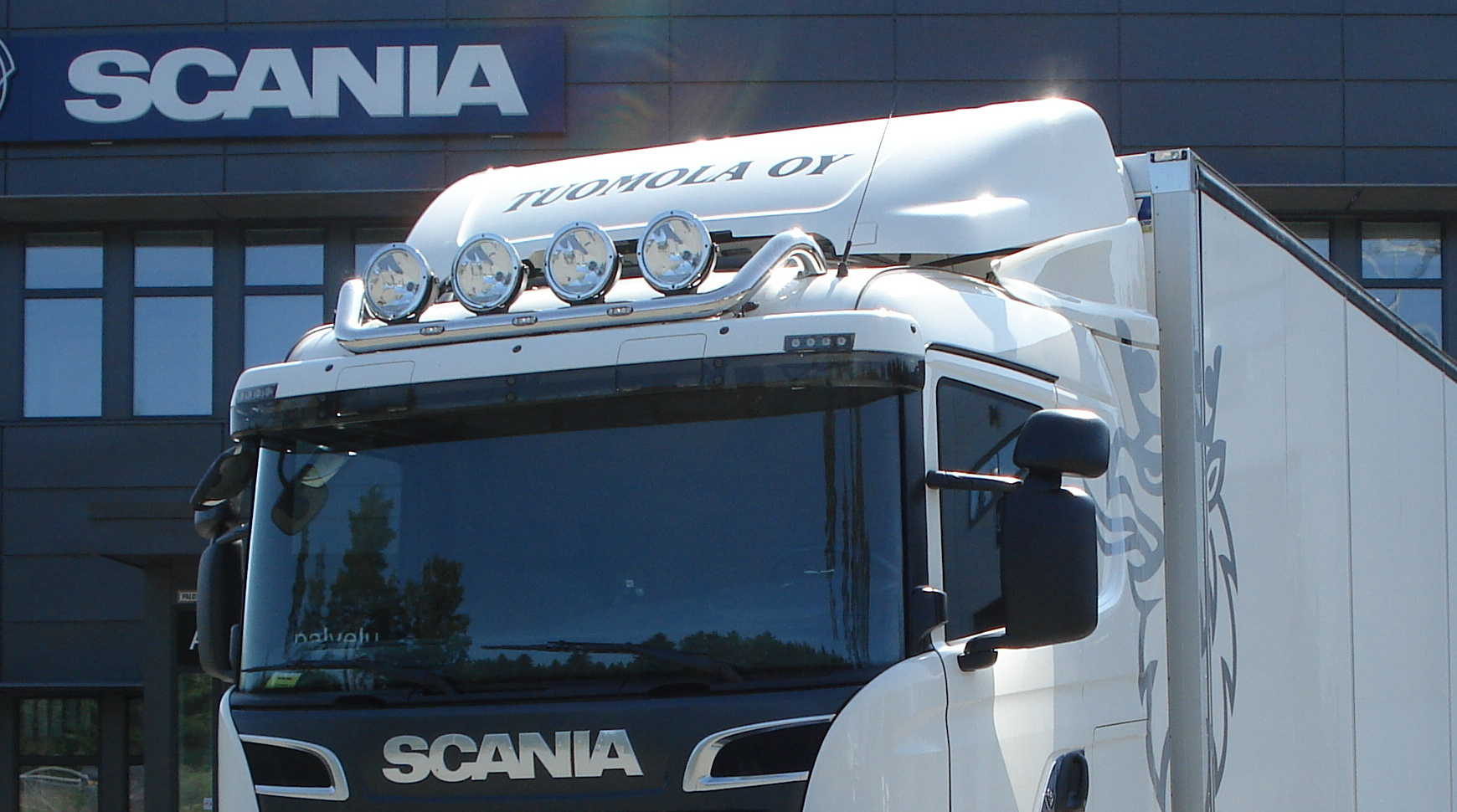 Lisävaloteline katolle Scania 2005-2016, normaali ohjaamo (CR19N)