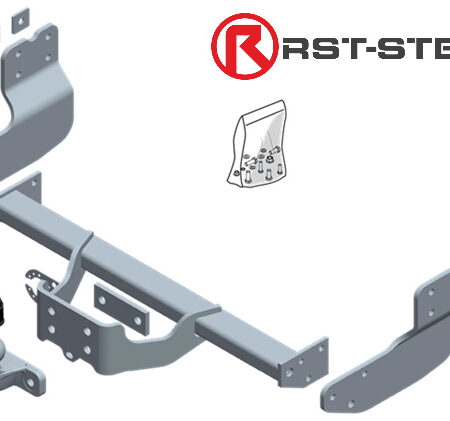 Vetokoukku Ford Transit  Custom 2013-/ 2018-  Kiinteällä koukulla.