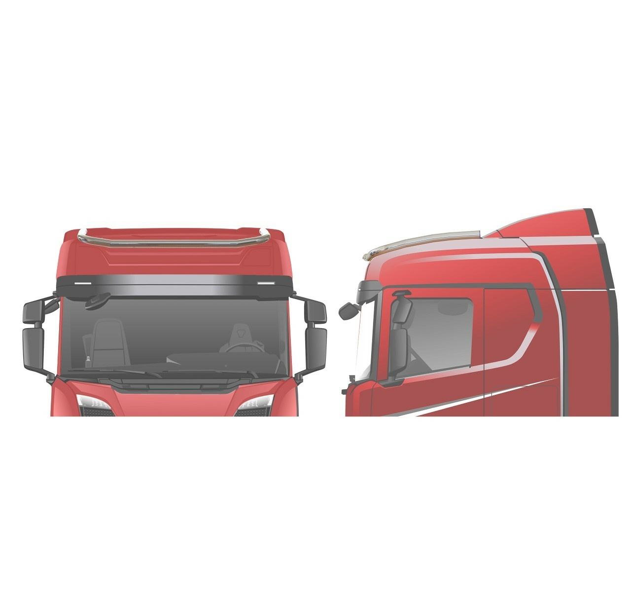 Valoteline katolle jatkoilla (20N) Scania NG 17- Norm