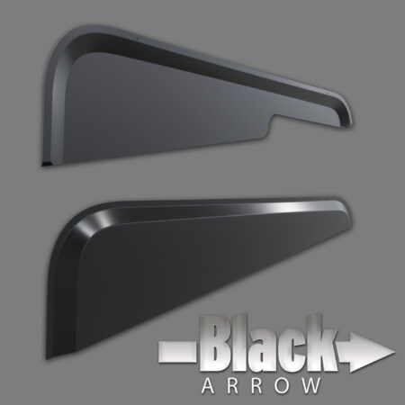 Ikkunavetosuojat lyhyt Scania NextGen 2017-, Black Arrow