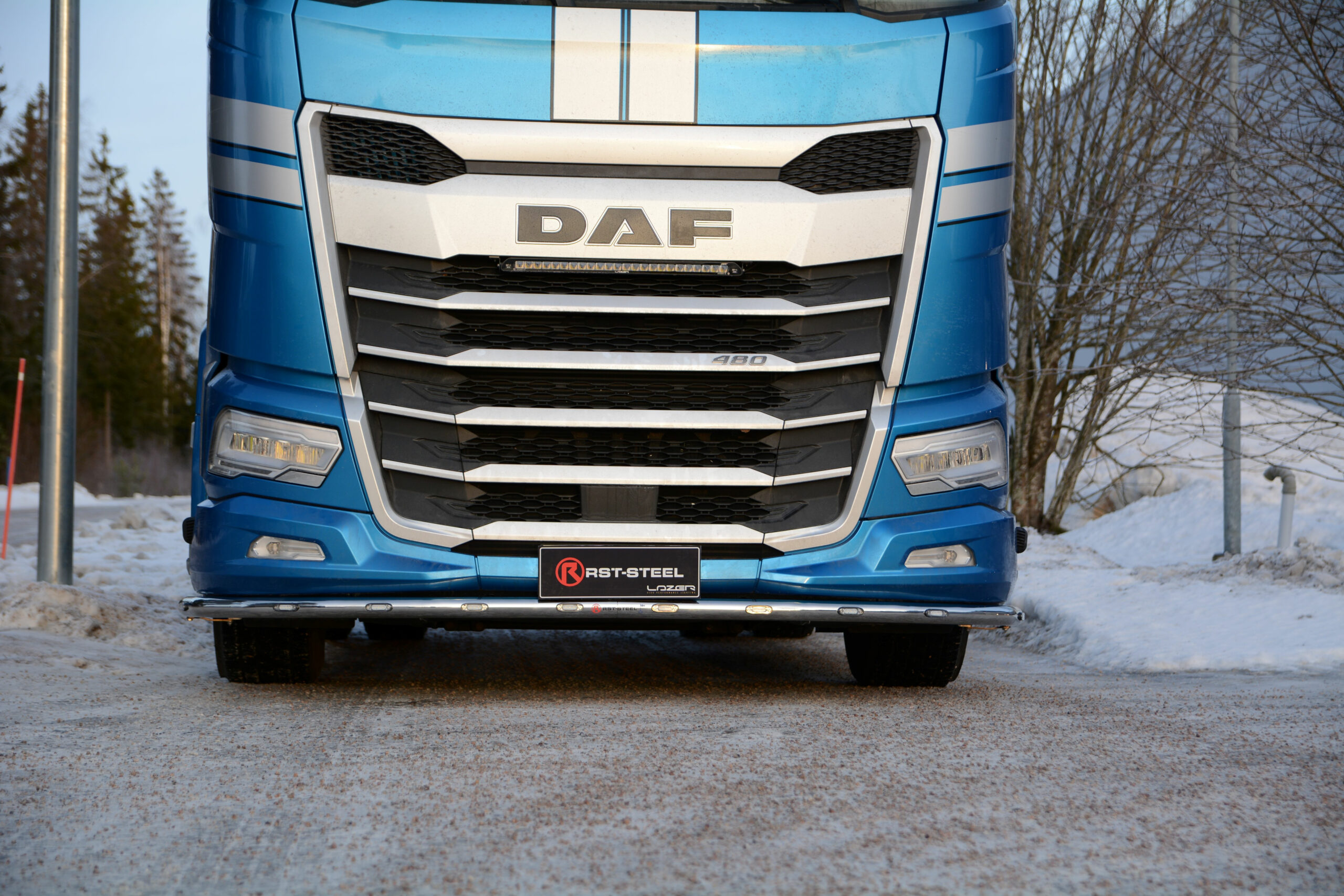 Etuhelmaputki DAF XF / XG / XG+, 22-, Ilman aeropakettia - Image 3