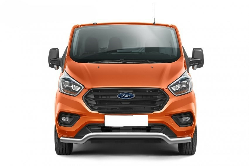 Etupuskurin suojaraudat Ford Transit Custom 2018-