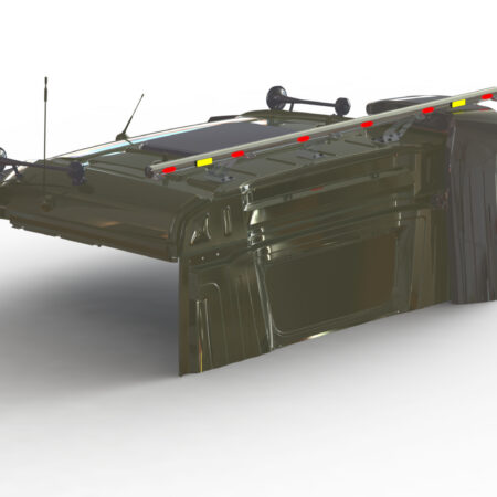 Työvaloteline MB Arocs / Actros CS, ilmanotto katolla