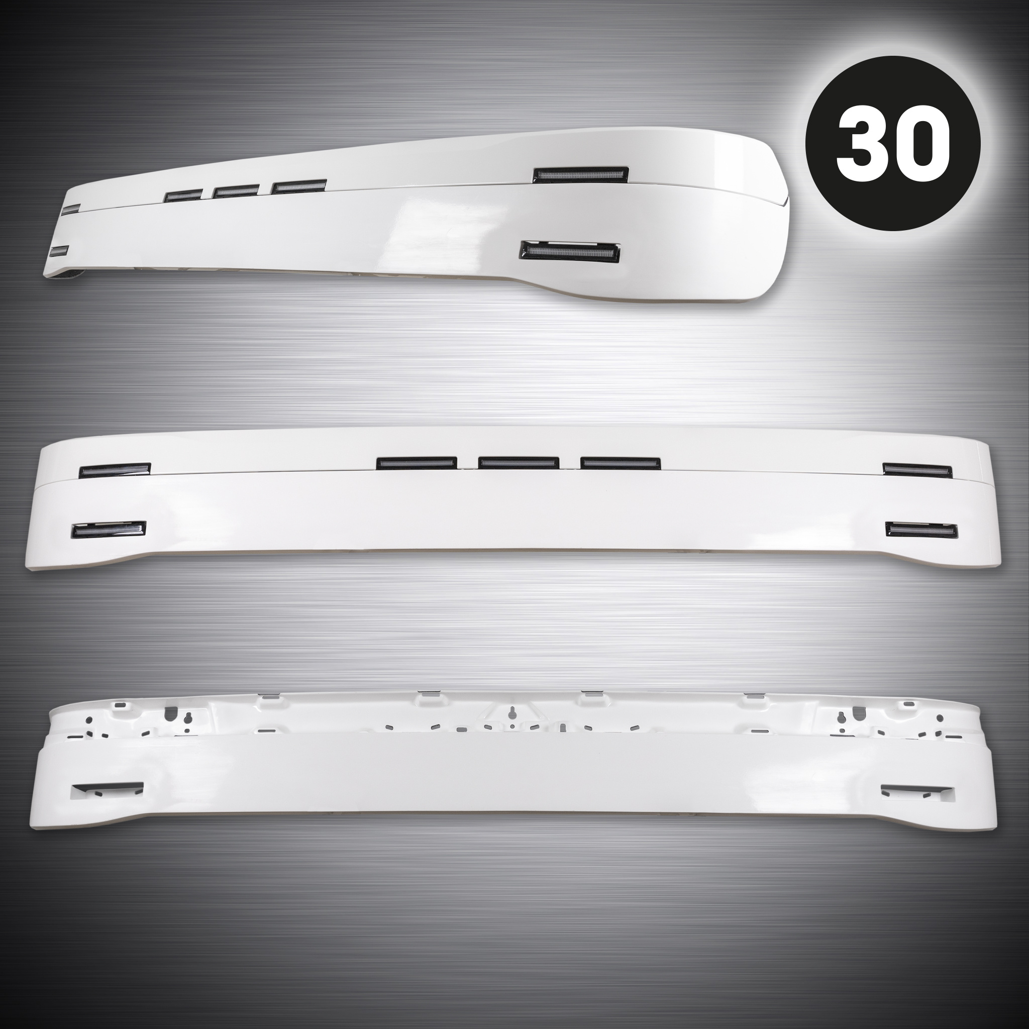 Truckstyle Sweden aurinkolipan alaosa STD 30cm, Scania NG 2017-