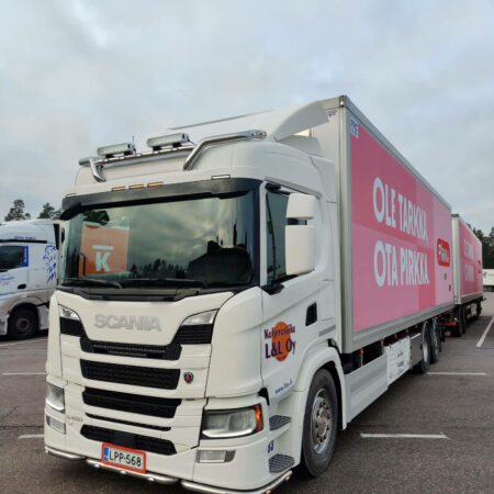 Etuhelmaputki (3-os) Scania NG 2017- pieni etupuskuri