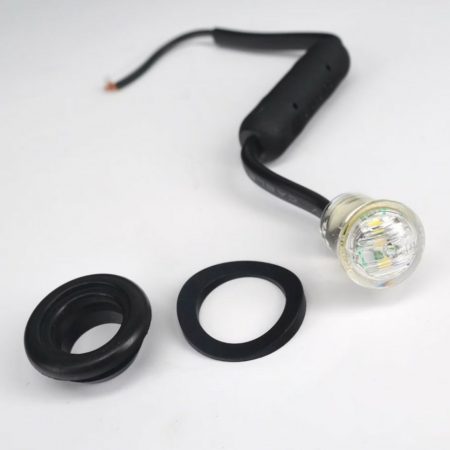 Ledson Pyöreä Äärivalo 9-30V, E-Hyväksytty, Putkitiivisteellä