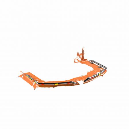 Kuvassa Valoteline taakse Hitachi ZX225USRLC-7 (Ø60mm)