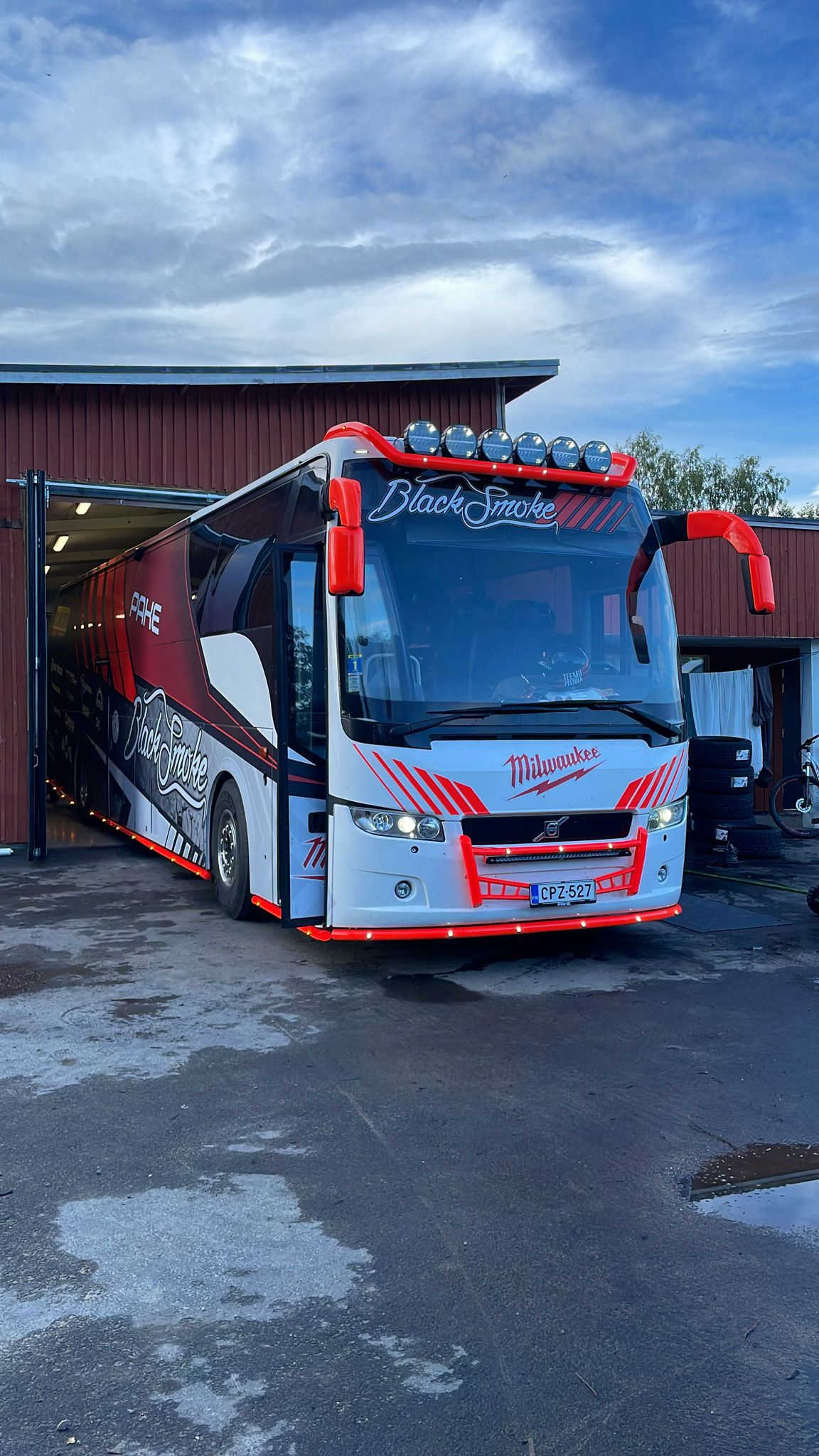 Accessories for buses